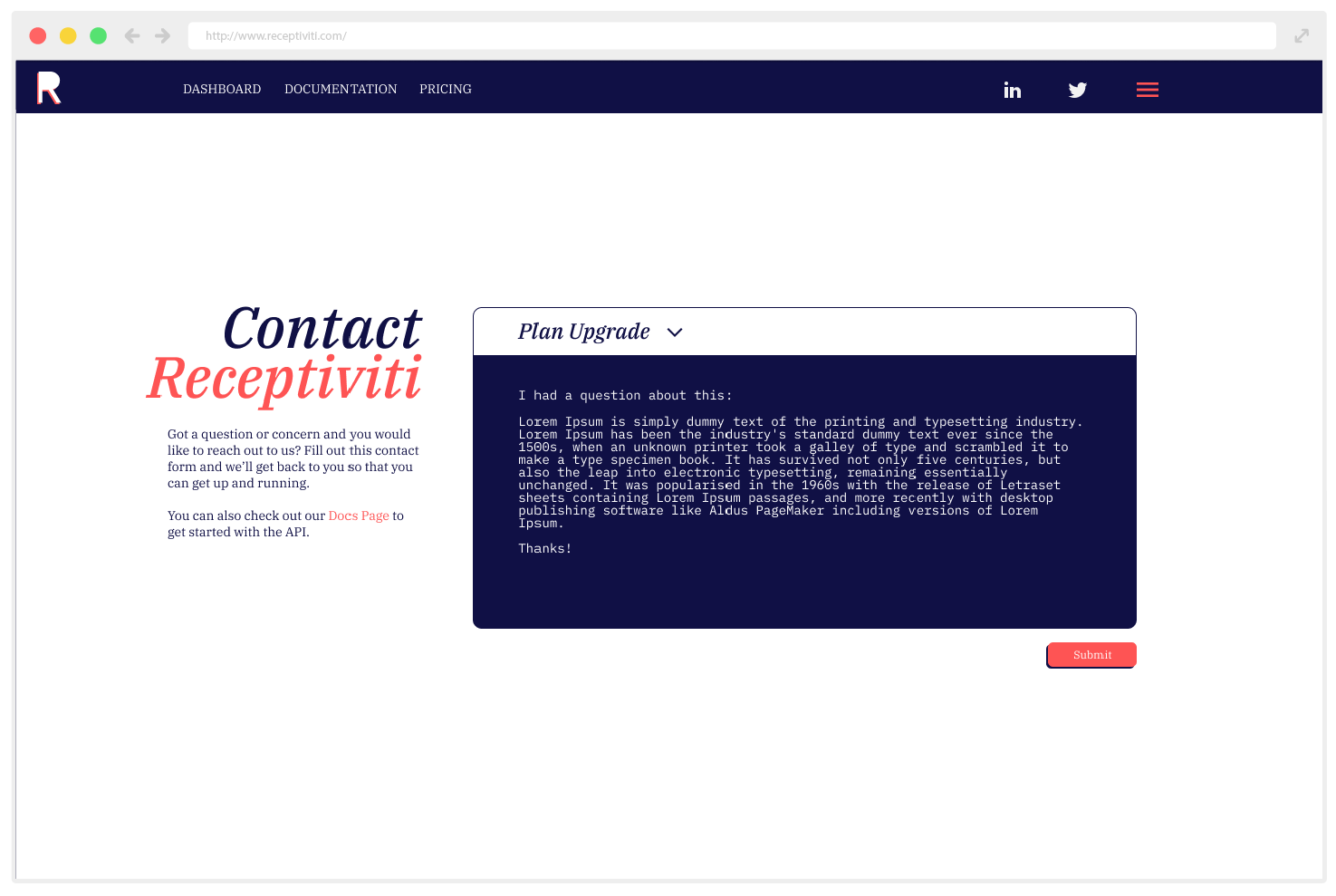 Contact - Forms